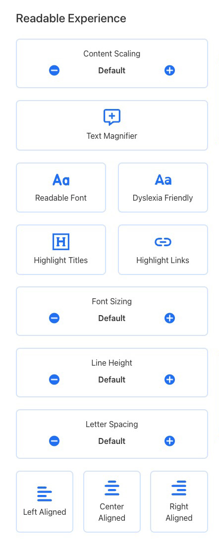Readable Experience